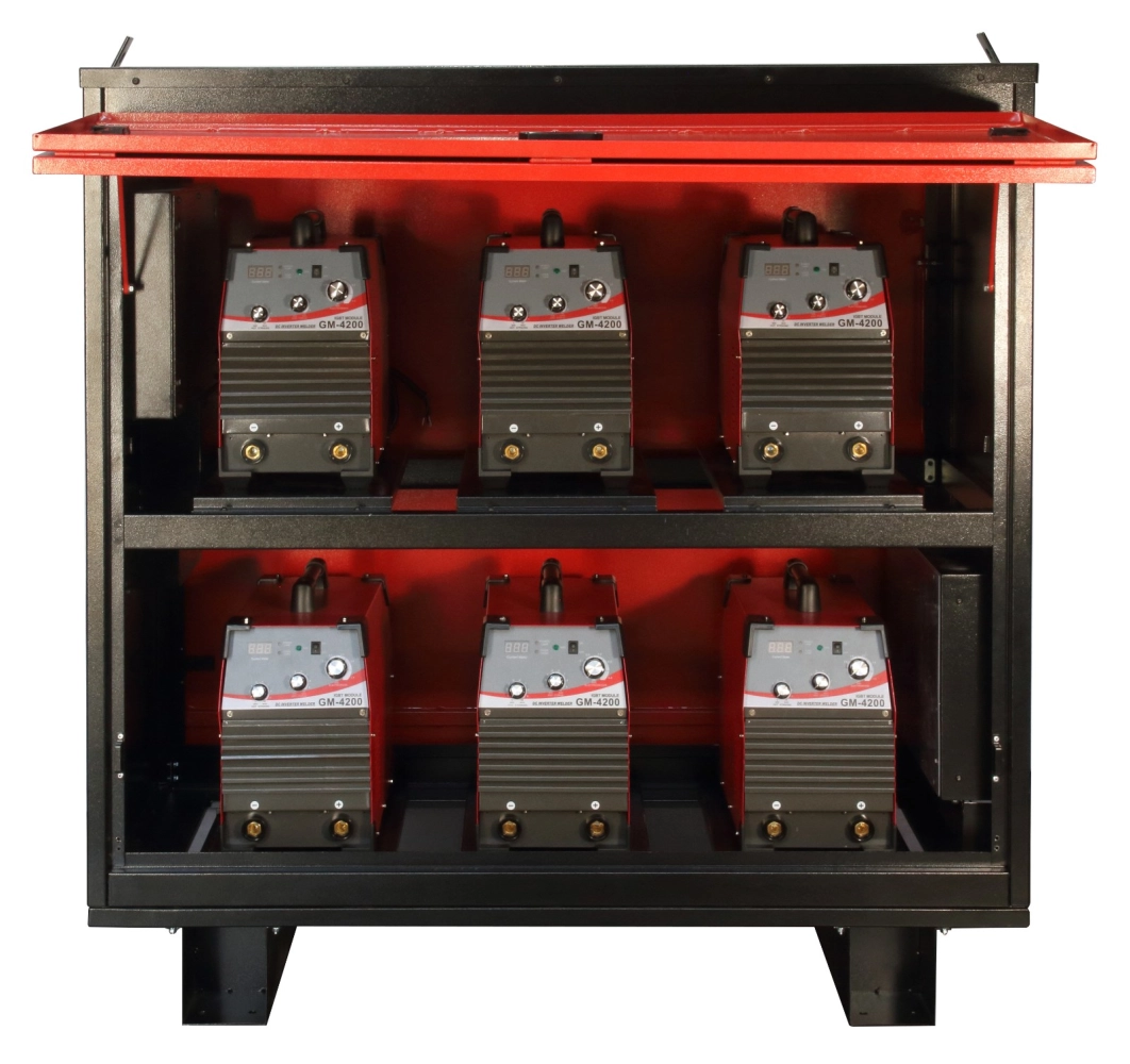 HERO TECH INVERTER STICK WELDING MACHINE GM-4200 WITH RACK