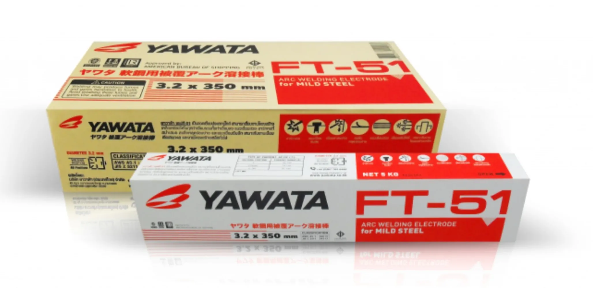 YAWATA WELDING ELECTRODE MILD STEEL FT-51 E6013 