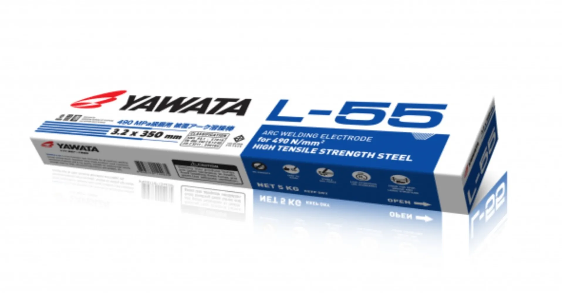 YAWATA WELDING ELECTRODE FOR HIGH TENSILE STRENGTH STEEL L-55