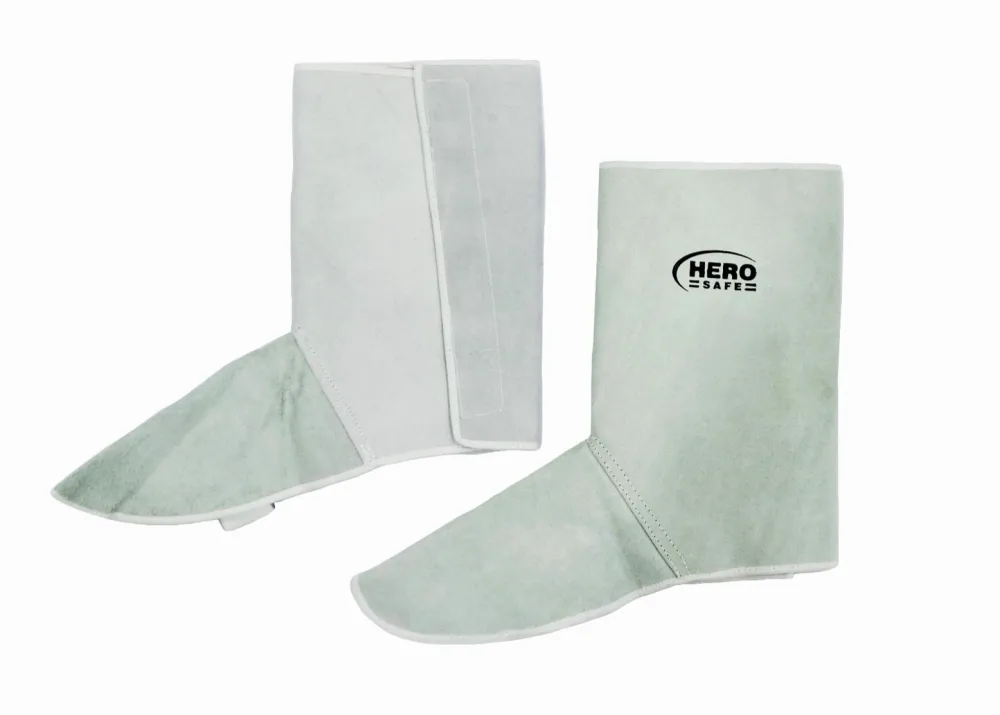 HEROSAFE COWHIDE SPLIT LEATHER LEG GUARD