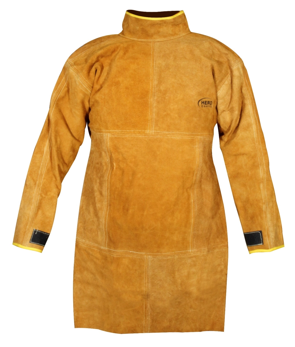 HEROSAFE COWHIDE SPLIT LEATHER WELDING JACKET