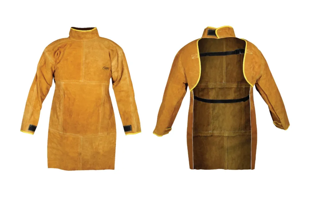 HEROSAFE COWHIDE SPLIT LEATHER WELDING JACKET
