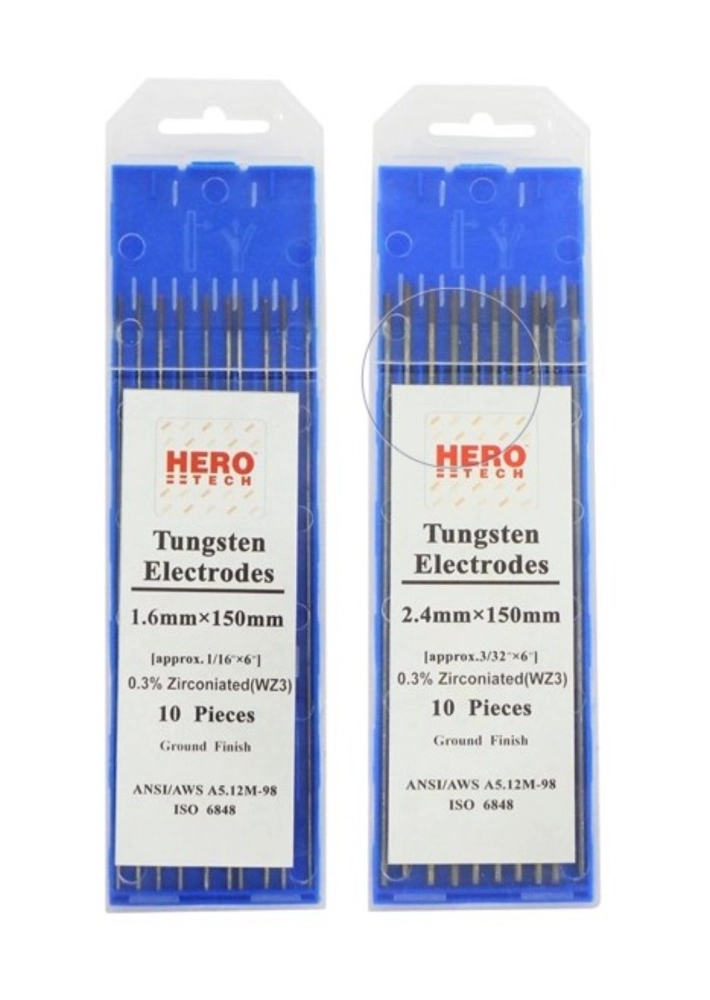 HERO TECH WZ3 ZIRCONIUM TUNGSTEN ELECTRODE (BROWN)