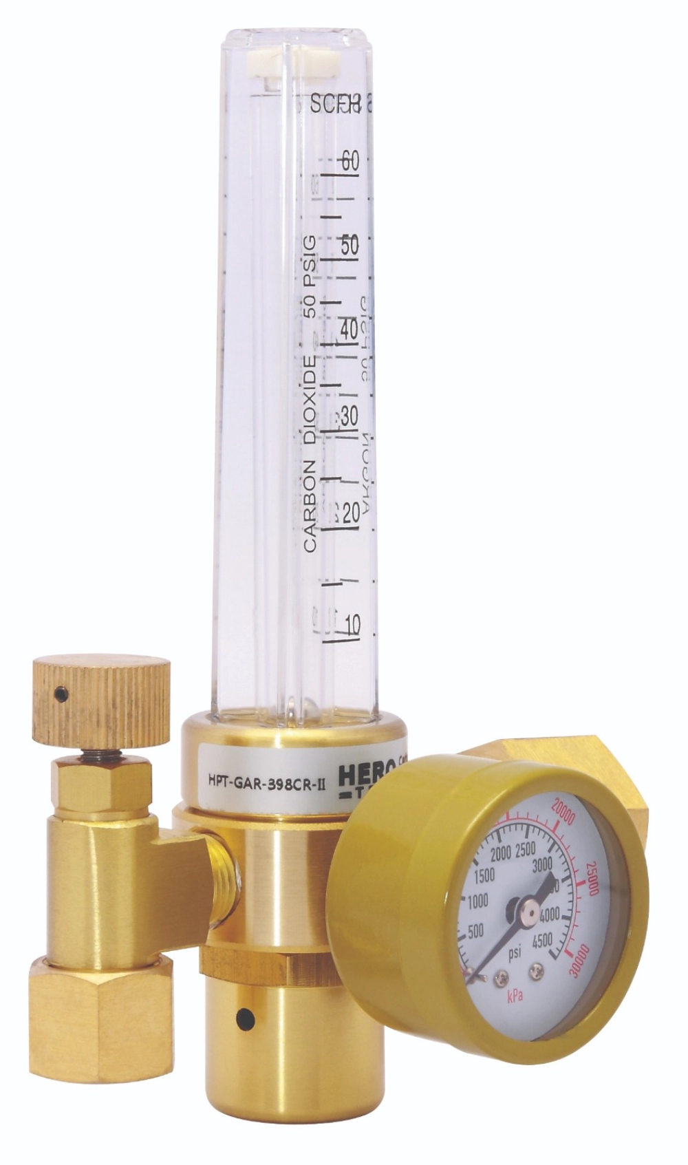 HERO TECH ARGON/ CO2 FLOWMETER 398 SERIES