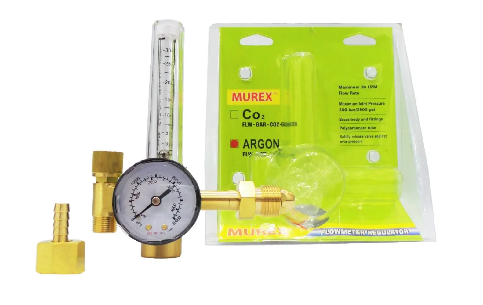 MUREX CO2 & ARGON FLOWMETER REGULATOR 668 SERIES
