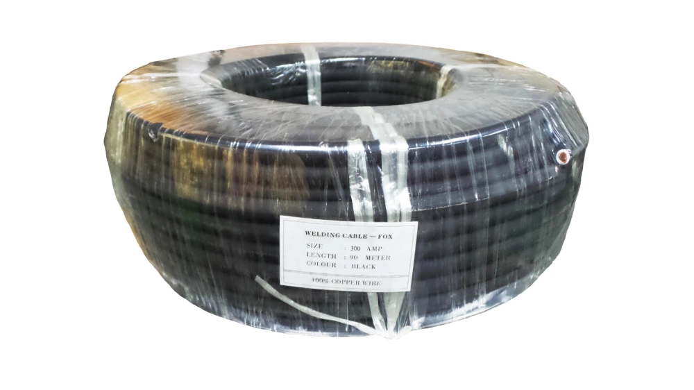 FOX WELDING CABLE 100% COPPER (BLACK)