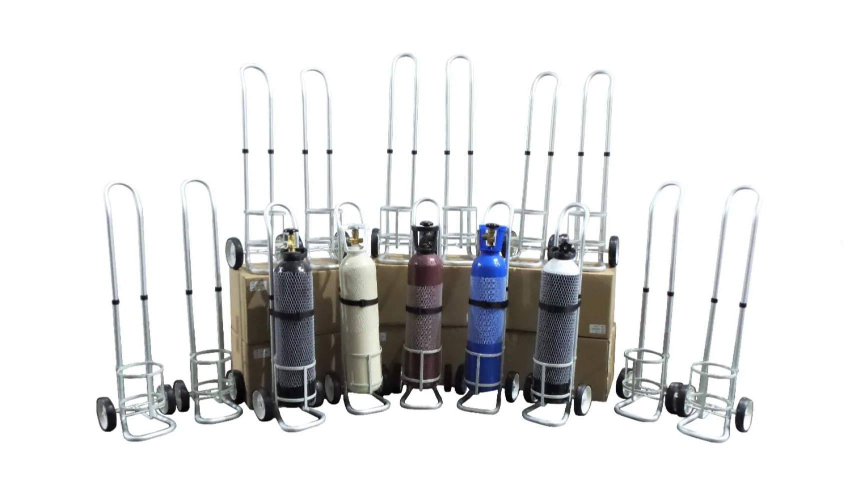 ALUMINIUM TROLLEY FOR GAS CYLINDER