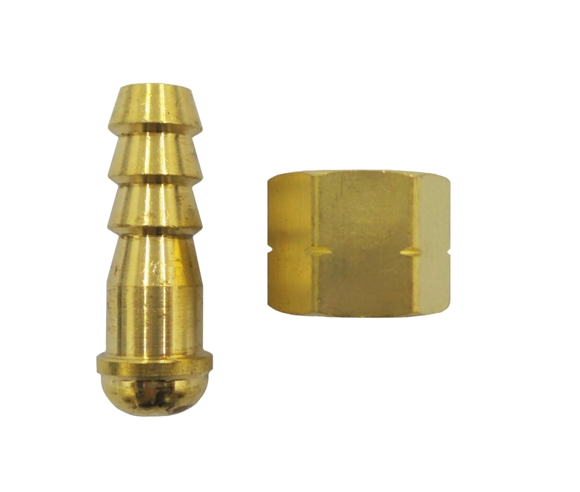 HERO TECH 3/8" NUT AND NIPPLE 5/16" (OXYGEN & ACETYLENE)